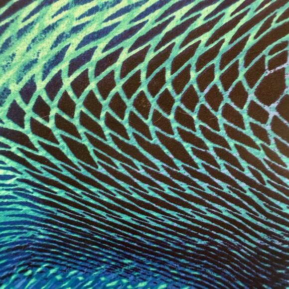 Vintage Fashion Bug Tank Top Size 3X in Teal Blue and Black - Picture 6 of 8